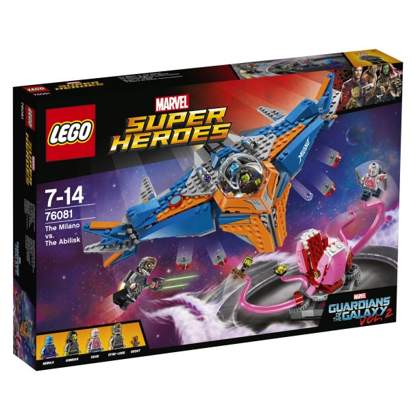 LEGO® 76079 Marvel Super Heroes™ : Le vaisseau Milano contre l'Abilisk - Lego-76081