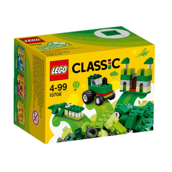 Lego 10708 : Classic : Boîte de construction verte - Lego-10708