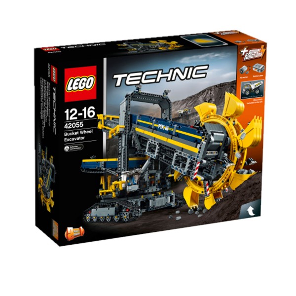 Lego 42055 Technic : La pelleteuse à godets - Lego-42055