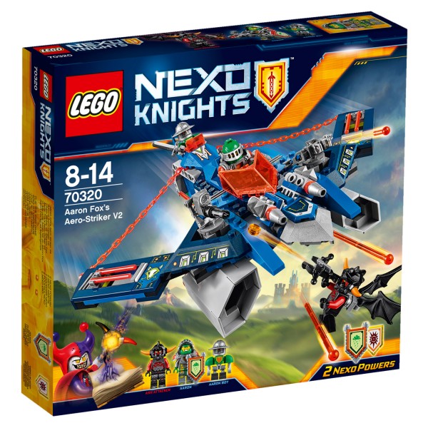 Lego 70320 Nexo Knights : L'Aero Striker V2 d'Aaron Fox - Lego-70320