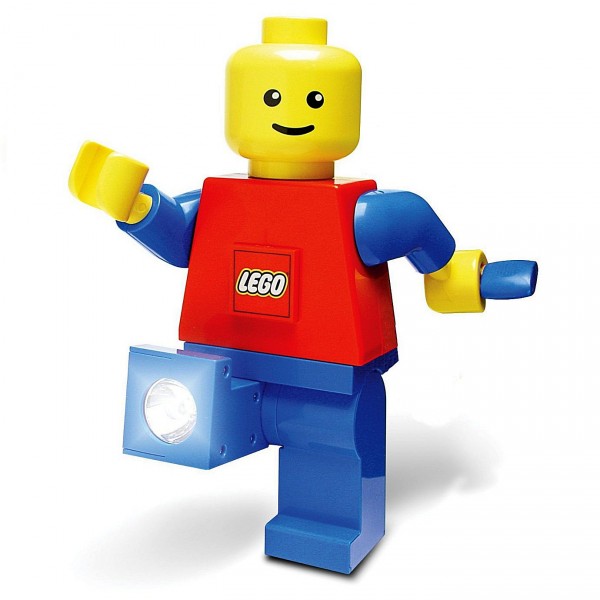 Lampe torche dynamo Lego : Corps rouge - Sablon-DY1-Rouge