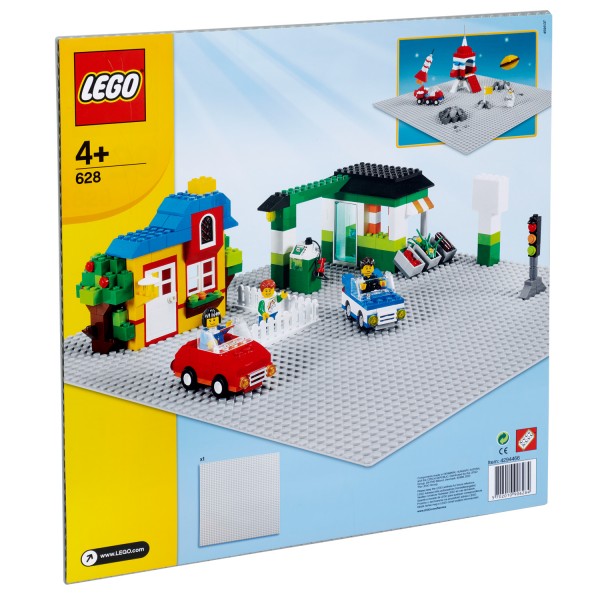 Lego 0628 Construction créative : Plaque de base grise (38 x 38 cm) - Lego-628