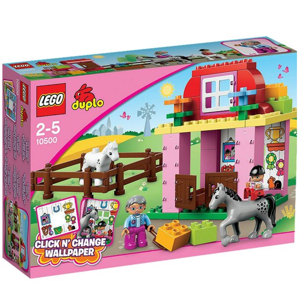 Lego 10500 Duplo : L'écurie - Lego-10500