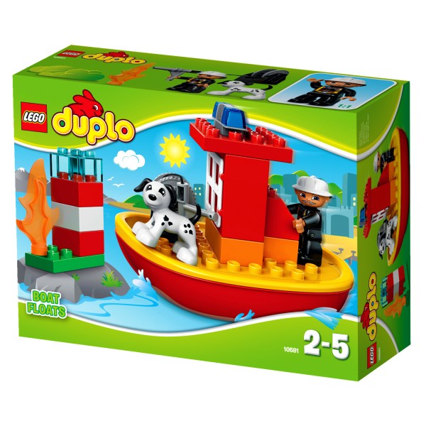 Lego 10591 Duplo : Le Bateau des Pompiers - Lego-10591
