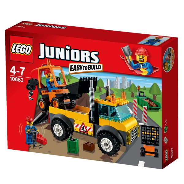 Lego 10683 Juniors : Le camion de chantier - Lego-10683