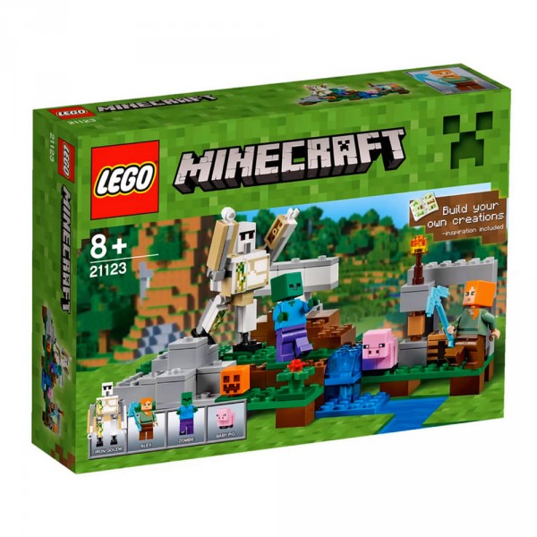 Lego 21123 Minecraft : Le Golem de fer - Lego-21123