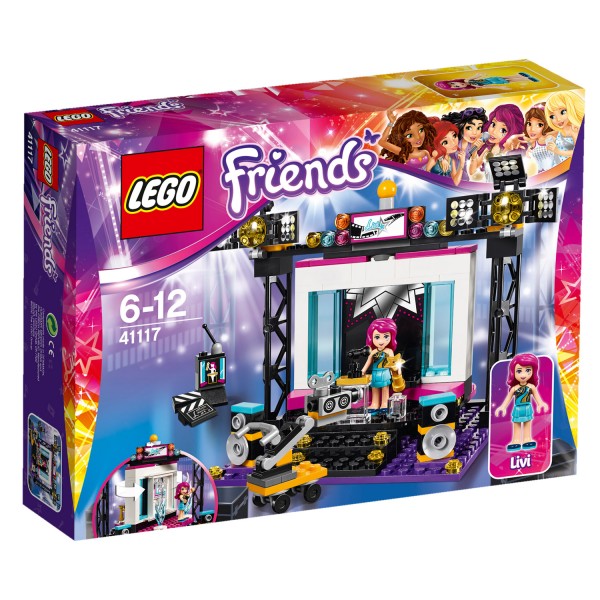 Lego 41117 Friends : Le plateau TV Pop Star - Lego-41117