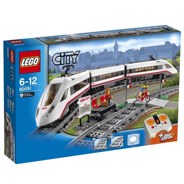 Lego 60051 City : Le train de passagers à Grande Vitesse - Lego-60051