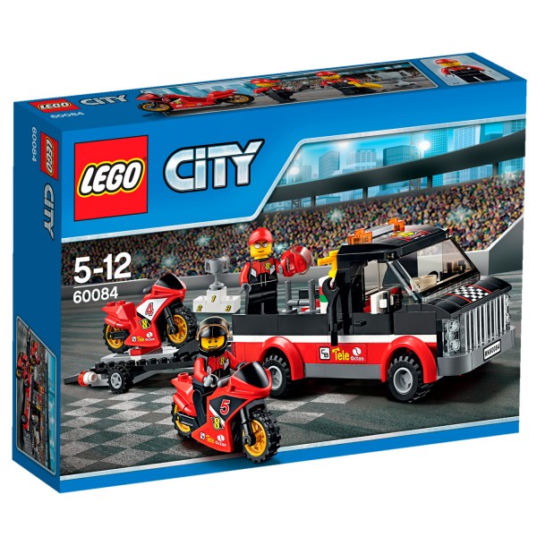 Lego 60084 City : Le transporteur de motos de course - Lego-60084