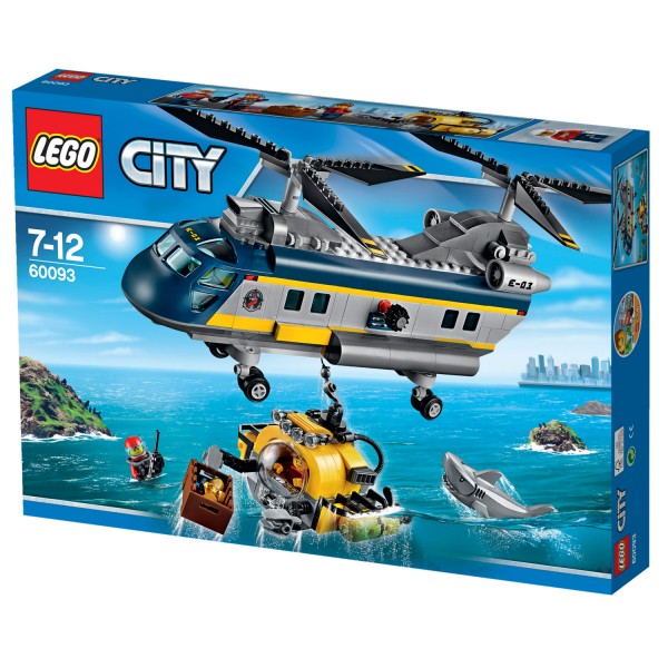 Lego 60093 City : L'hélicoptère de haute-mer - Lego-60093