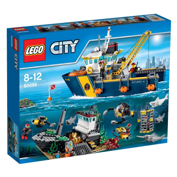 Lego 60095 City : Le bateau d'exploration - Lego-60095