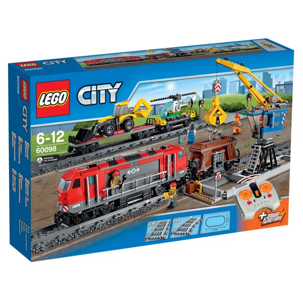 Lego 60098 City : Le train de marchandises rouge - Lego-60098