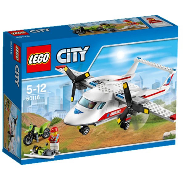 Lego 60116 City : L'avion de secours - Lego-60116