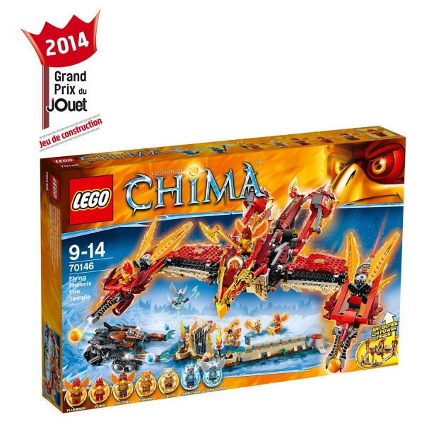 Lego 70146 Chima : Le temple du Phoenix de Feu - Lego-70146