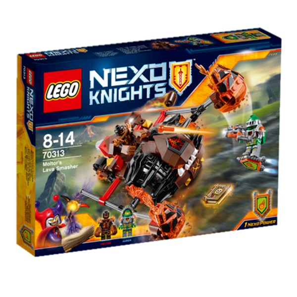 Lego 70313 Nexo Knights : L'écrase-lave de Moltor - Lego-70313
