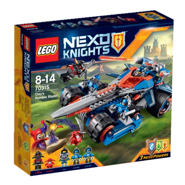 Lego 70315 Nexo Knights : L'épée rugissante de Clay - Lego-70315