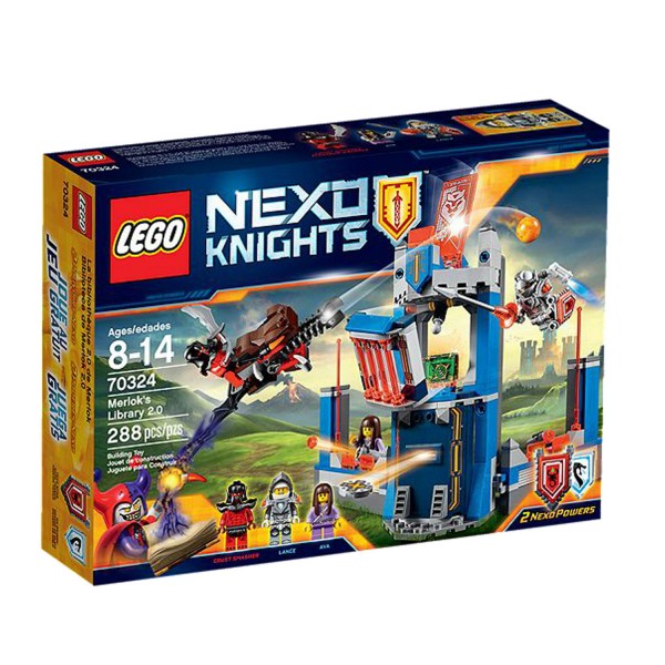Lego 70324 Nexo Knights : La bibliothèque 2.0 de Merlok - Lego-70324