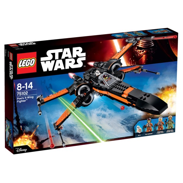 Lego 75102 Star Wars : X-Wing de Poe Dameron - Lego-75102