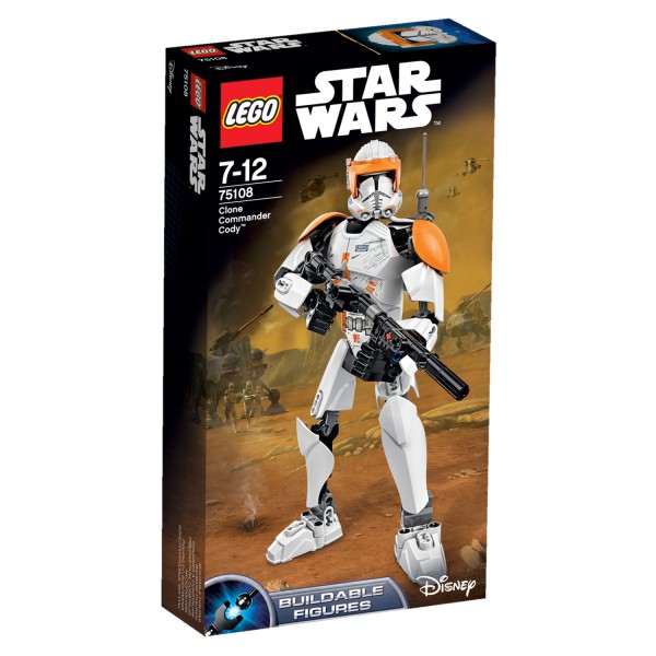 Lego 75108 Star Wars : Figurine à construire Commandant Clone Cody - Lego-75108