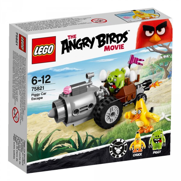 Lego 75821 Angry Birds : L'évasion en voiture du cochon - Lego-75821