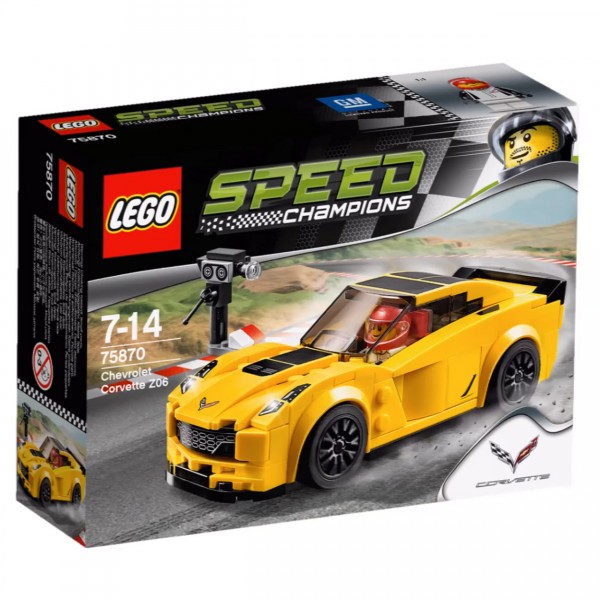 Lego 75870 Speed Champions : Chevrolet Corvette Z06 - Lego-75870