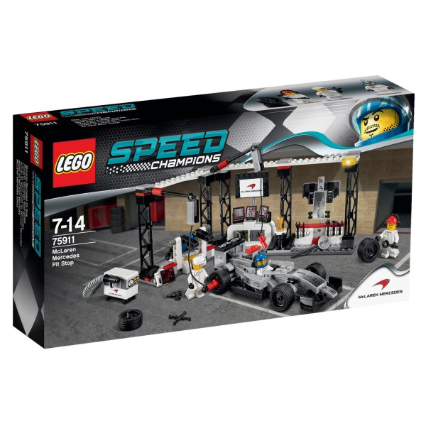 Lego 75911 Speed Champions : L'arrêt au stand McLaren Mercedes - Lego-75911