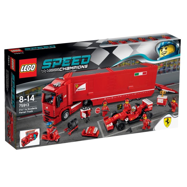 Lego 75913 Speed Champions : F14 T et son camion Scuderia Ferrari - Lego-75913