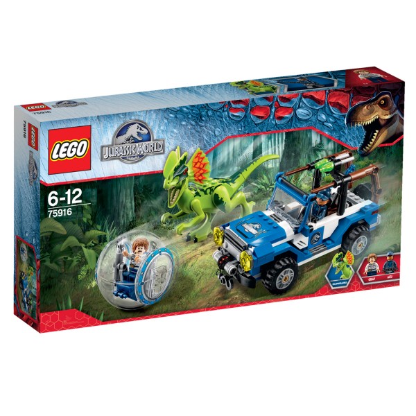 Lego 75916 Jurassic World : L'embuscade du Dilophosaure - Lego-75916