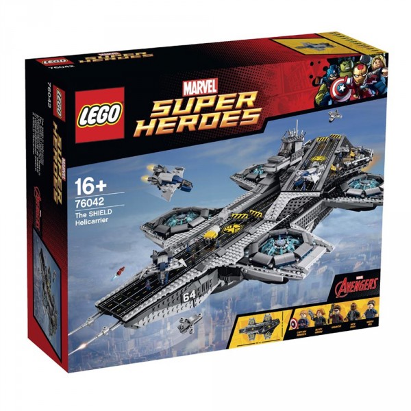 Lego 76042 Super Heroes : Avengers : L'hélitransport du S.H.I.E.L.D. - Lego-76042