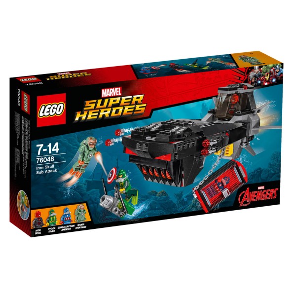 Lego 76048 Super Heroes : Captain America Civil War : L'attaque en sous-marin d'Iron Skull - Lego-76048