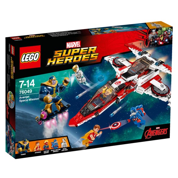 Lego 76049 Super Heroes : Avengers : La mission spatiale dans l'Avenjet - Lego-76049