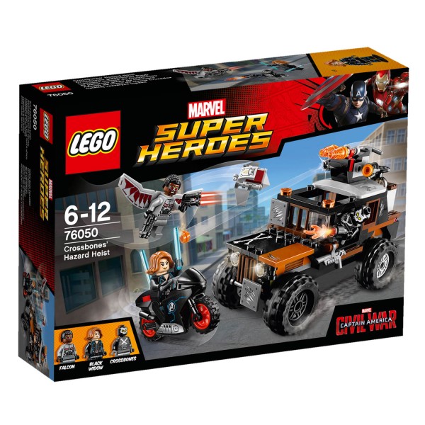 Lego 76050 Super Heroes : Captain America Civil War : L'attaque toxique de Crossbones - Lego-76050