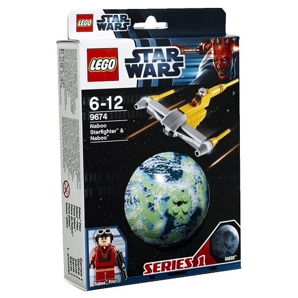 Lego 9674 - Star Wars : Naboo Starfighter et planète Naboo - Lego-9674