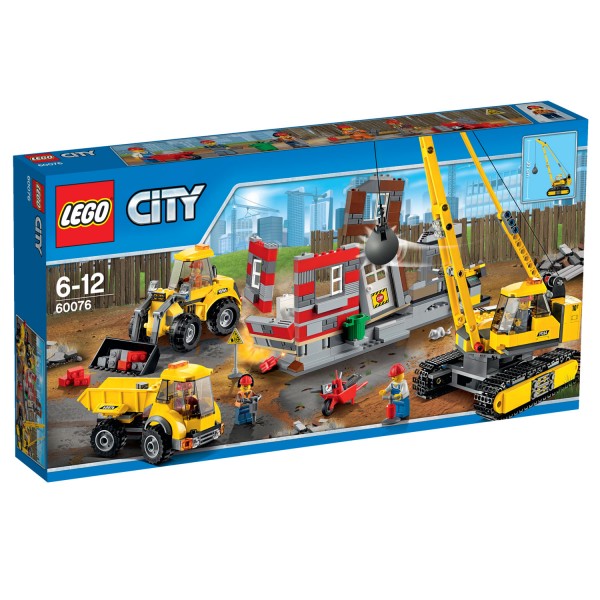 Lego City 60076 : Le chantier de démolition - Lego-60076