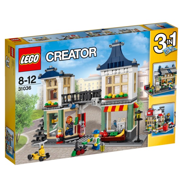 Lego Creator 31036 : Le magasin de jouets et l'épicerie - Lego-31036