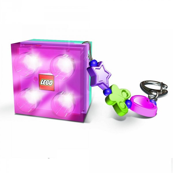 Porte-clés lampe Lego Friends avec breloques - Sablon-KE3F