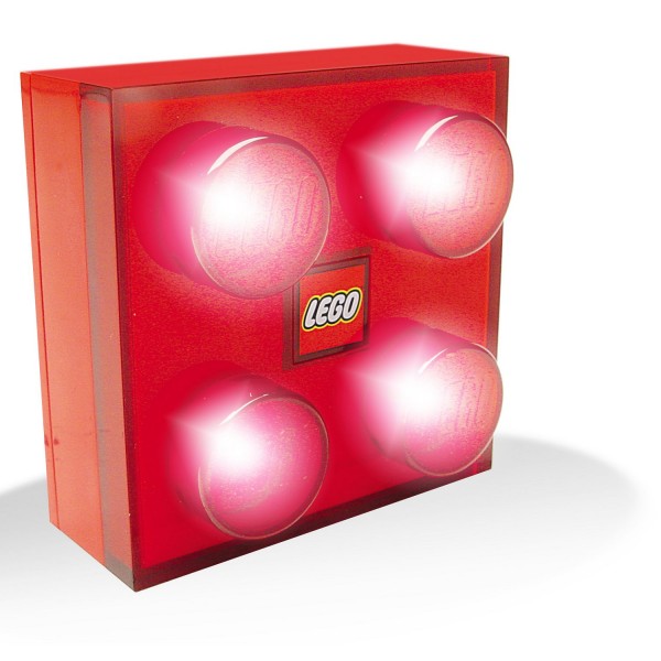 Veilleuse brique Lego : Rouge - Sablon-BP2B-Rouge