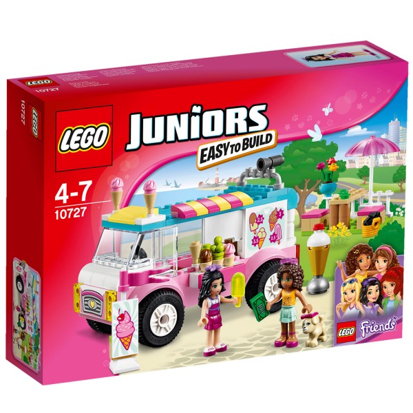 Lego 70627 Juniors™ : La camionnette de glaces d'Emma - Lego-10727