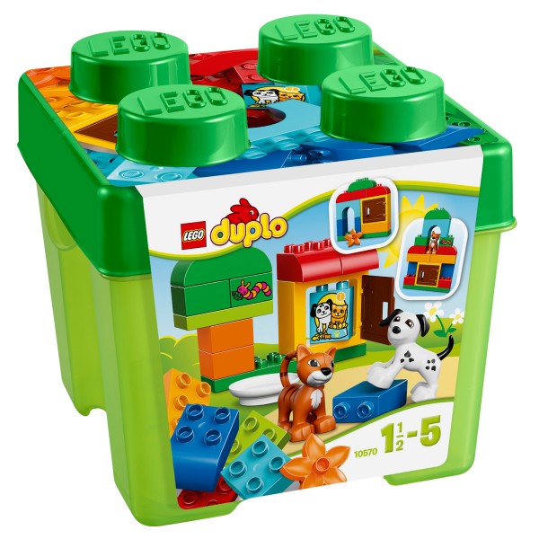 Lego 10570 Duplo : Boîte de briques et d'animaux - Lego-10570