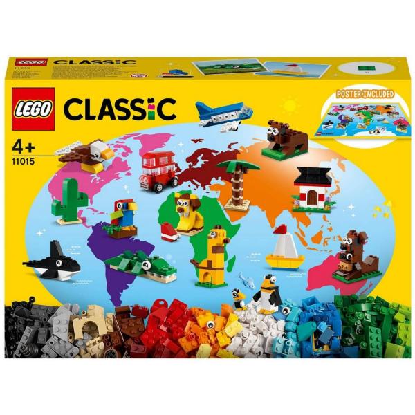 Lego Classic : Briques créatives « Autour du monde » - Lego-11015