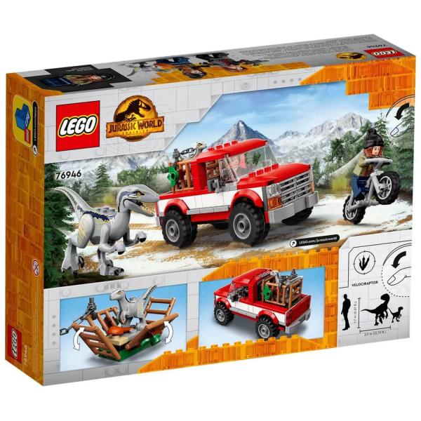 LEGO® Jurassic World 76946 : La capture des Vélociraptors Beta et Blue - Lego-76946