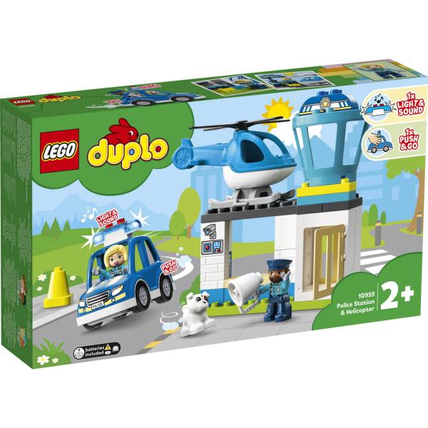 LEGO® Duplo 10959 : Commissariat Helicoptère Police - Lego-10959