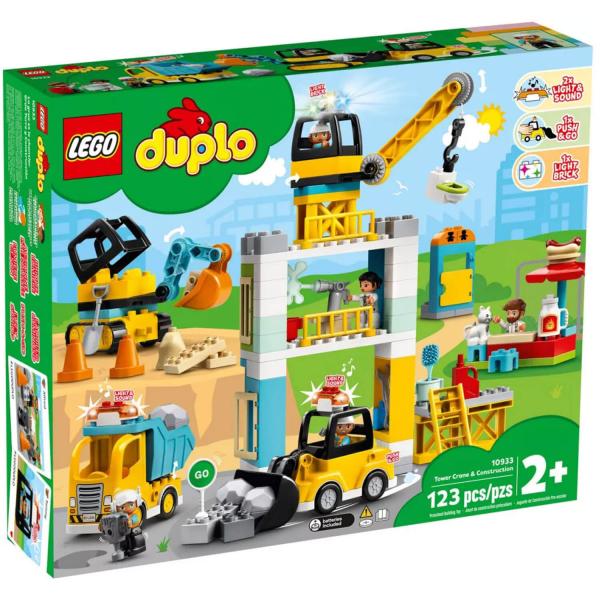 LEGO® 10933 DUPLO® : La grue et les engins de construction - Lego-10933