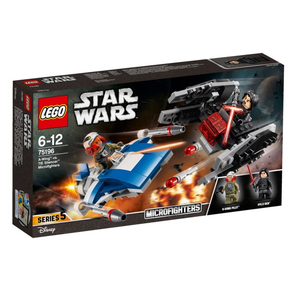 LEGO® 75196 Star Wars™: Microfighter A-Wing™ vs. Silencer TIE™ - Lego-75196