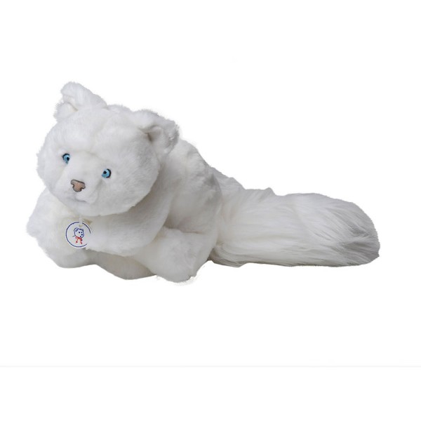 Marionnette chat blanc 30 cm - PetitesMaries-PM79255