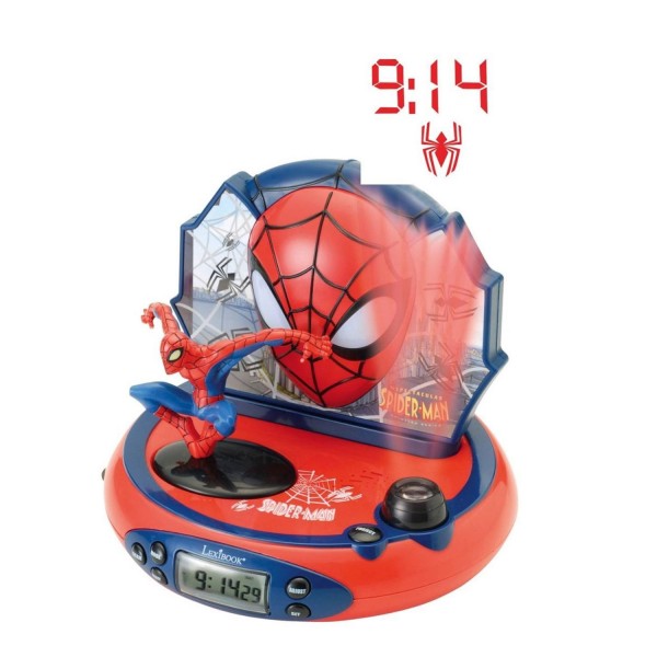 Radio réveil Projecteur Spiderman - Lexibook-RP500SP