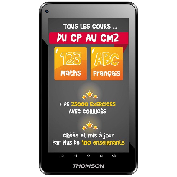 Tablette éducative  Thomson Android 5.1 8 Go - Thomson-TEO-QD7BK8GRE