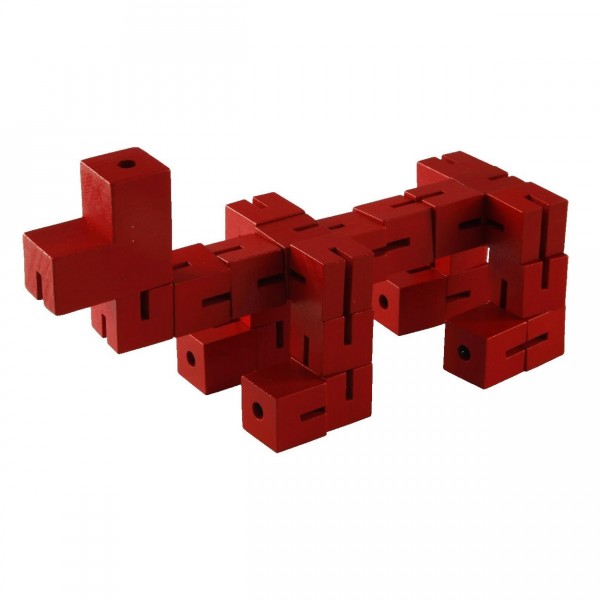 Casse-tête Flexi Cube : Rouge - LGRI-MIT1162-Rouge
