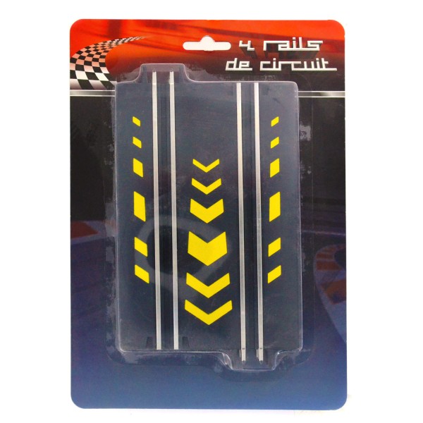 Circuit de voiture : Rails de circuit : Droits - LGRI-GB1223-2