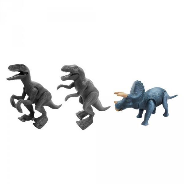 Figurine dinosaure mécanique : Tricératops (bleu) - LGRI-16902-1